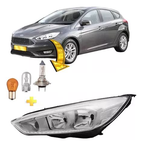 Farol Sem Led Ford Focus Piloto Novo Frete Gr Tis