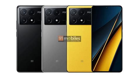 Poco X6 5g X6 Pro 5g M6 Pro 4g Designs And Colors Leaked Gizbot News