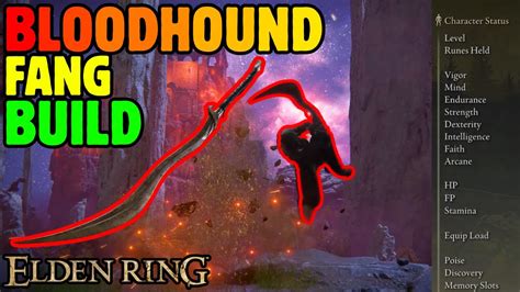 Op Bloodhound S Fang Bleed Build Guide Elden Ring Youtube