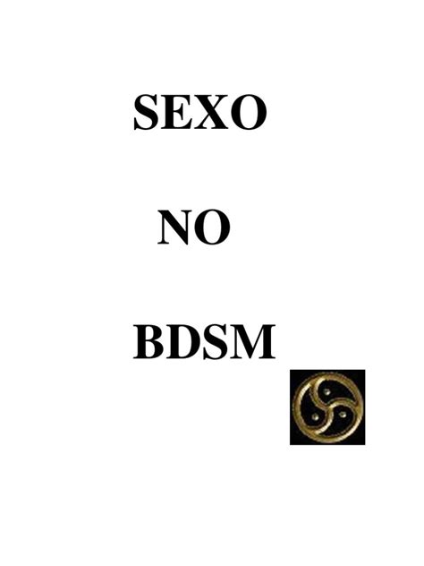 Sexo No Bdsm 1 1 Pdf Relação Sexual Sexo Anal