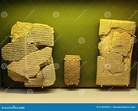 The Royal Library Of Ashurbanipal At The British Museum In London England Editorial Photo