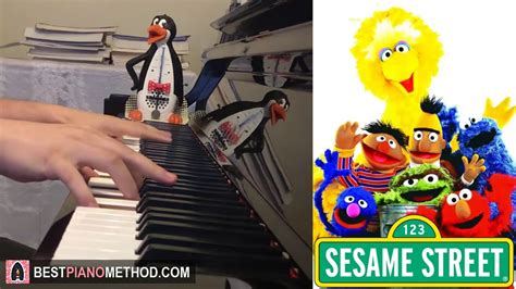 Sesame Street Theme Song Piano Cover By Amosdoll Youtube