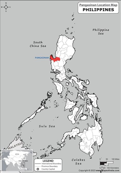 Map Of Pangasinan Philippines - Danya Ellette