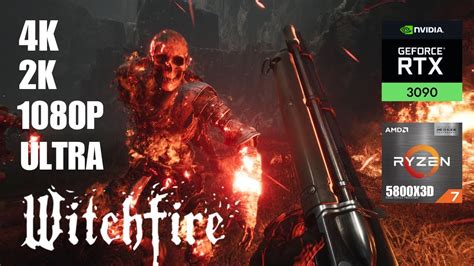 Witchfire RTX 3090 4K 1440P 1080P Ultra Native DLSS Ryzen