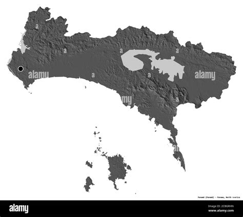 Forma De Panam Provincia De Panam Con Su Capital Aislada Sobre