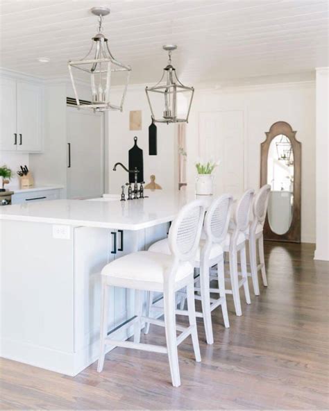 Off-White Kitchen Island with White Countertop - Soul & Lane