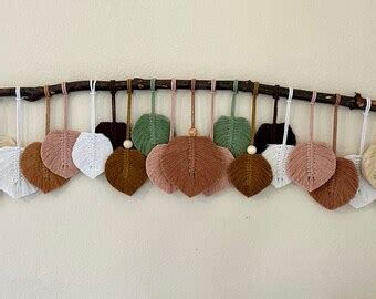 Wooden Templates For Cutting Macrame Leaves Etsy