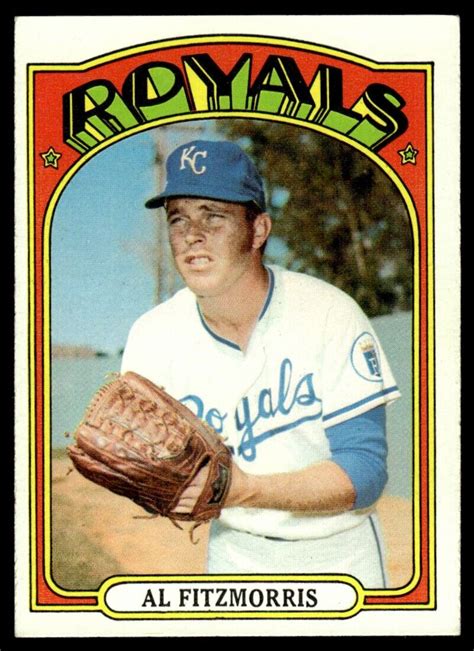 1972 Topps Al Fitzmorris Kansas City Royals 349 EBay