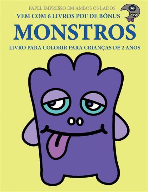 Buy Livro para colorir para crianças de 2 anos Monstros Este livro