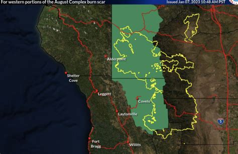 Flood Warning In Effect For Mendocino County And Northwest CA Through