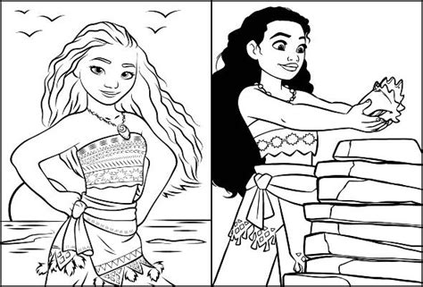 Desenhos Da Moana Para Imprimir E Colorir Descubra O Mundo De