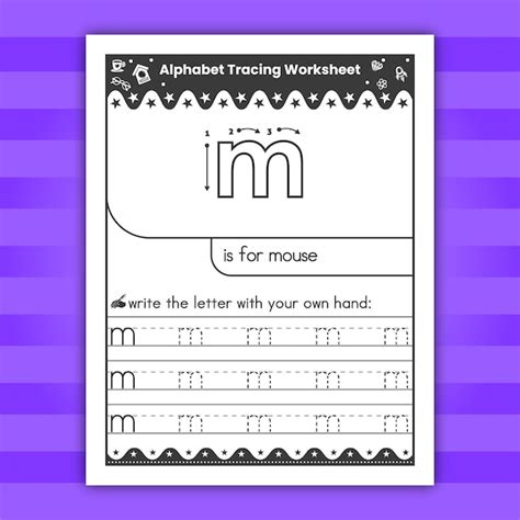 Premium Vector Letter Tracing Worksheets Lowercase