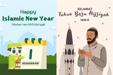 10 Contoh Gambar Poster Tahun Baru Islam 2023 1 Muharram 1445 H