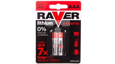 Bateria Litowa Lr Aaa V Raver Extreme B Blister Szt