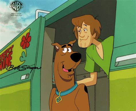 Scooby Doo On Zombie Island Original Production Cel With Matching