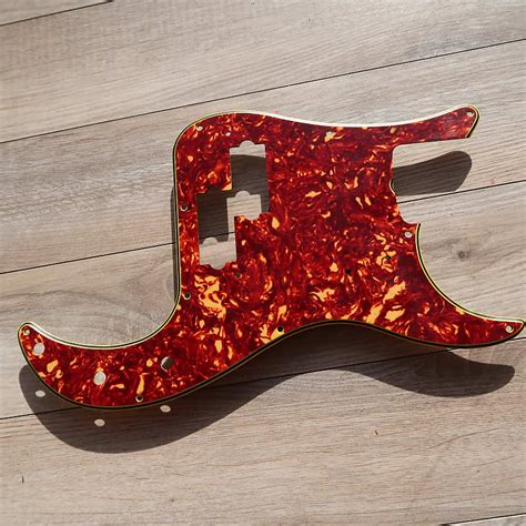 58 10 Hole Fender Precision Celluloid Tortoise Pickguard USA Reverb