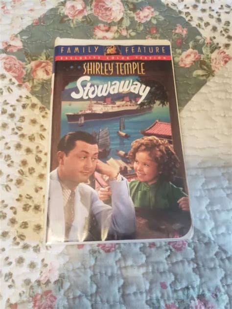 SHIRLEY TEMPLE COLLECTION VHS Tapes Colorized Stowaway The Blue Bird