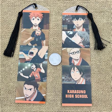 Haikyuu Bookmarks Etsy