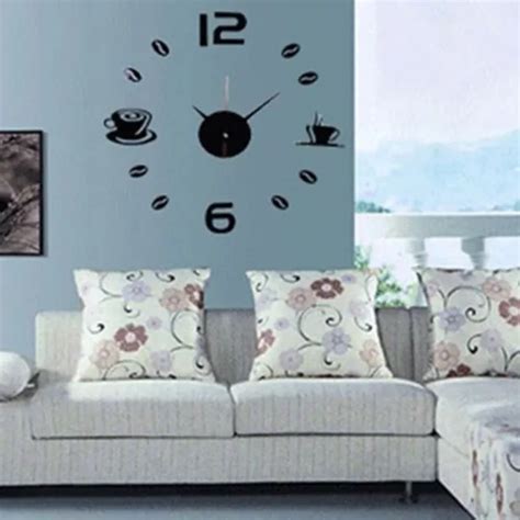 HORLOGE MURALE ART moderne à faire soi même pour décoration de bureau à