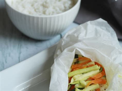 Papillotes de merlu et légumes au Cookeo recette Papillotes de merlu