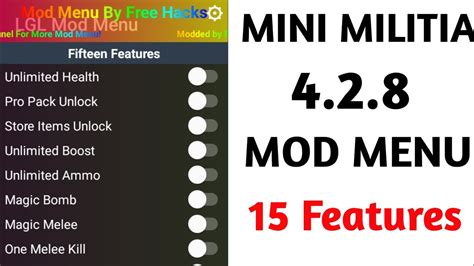 Mini Militia Mod Menu Mini Militia Mod Menu Mini