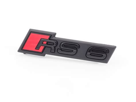 Original Audi Rs Schriftzug Emblem Logo Schwarz Front K Hlergrill