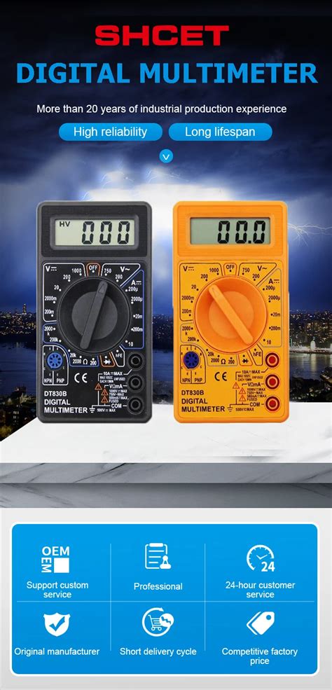 Dt D Dt With Buzzer Digital Multimeter Buy Multimeter Digital