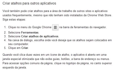 Como Criar Atalho Na Rea De Trabalho Google Chrome