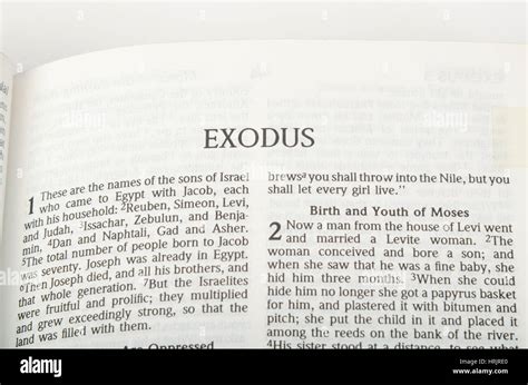 Book Of Exodus Stock Photo Alamy