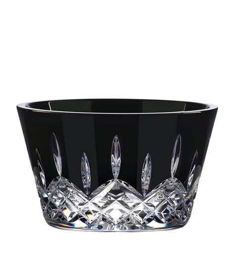 Waterford Lismore Black Crystal Bowl 13 5cm Harrods Us