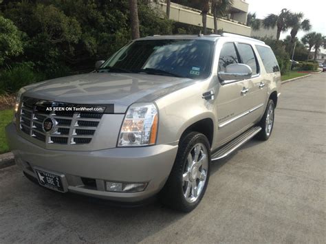 2007 Cadillac Escalade Esv Awd 6 2 V8 Premium Pkg 22in Chrome Wheels