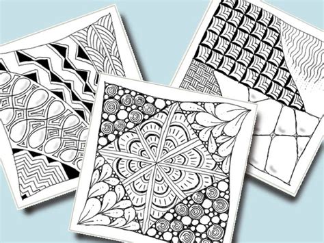 Zentangle（ゼンタングル）をipadで練習 りすあな