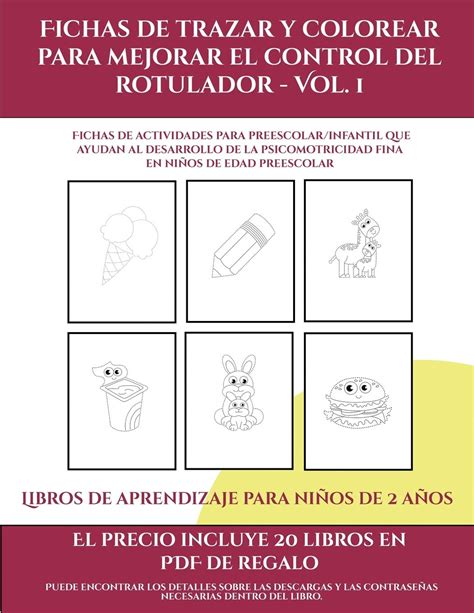 Buy Libros De Aprendizaje Para Ninos De 2 Anos Fichas De Trazar Y