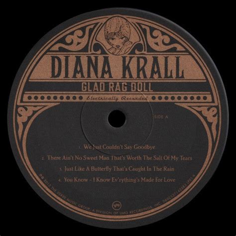 Diana Krall Glad Rag Doll Us 2012 Pressing Vinyl Pursuit Inc