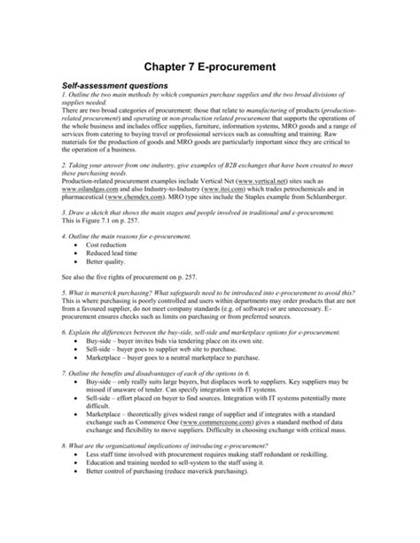 Chapter 7 E Procurement