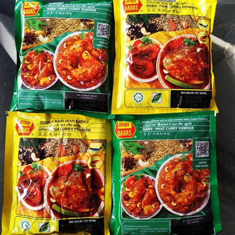 Jual BABA S Baba Meat Curry Powder 250br Bumbu Kari Shopee Indonesia