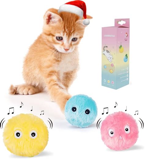 Buntyjoy Lot De Jouets Interactifs Pour Chat D Int Rieur Balles L