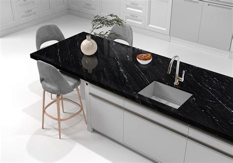 Black Ocean Polished Granite Slab Random Marble Systems Marble