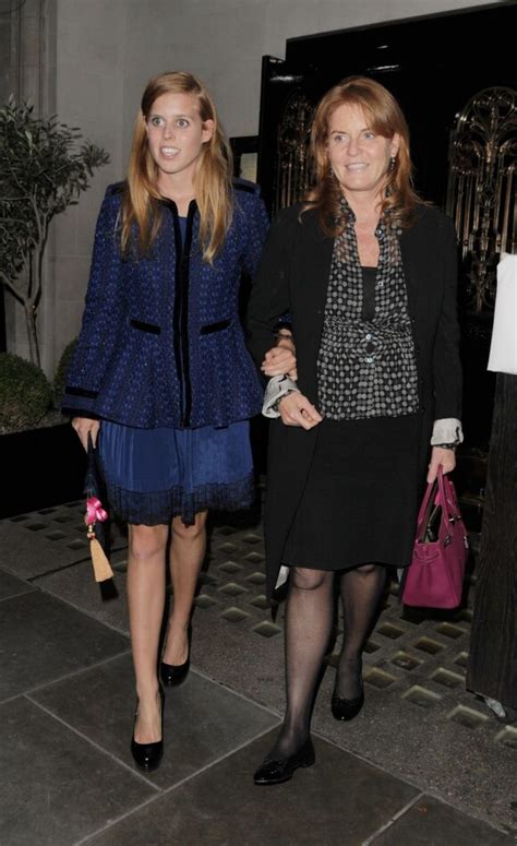 Photo Sarah Ferguson Et Sa Fille La Princesse Beatrice D York Ont