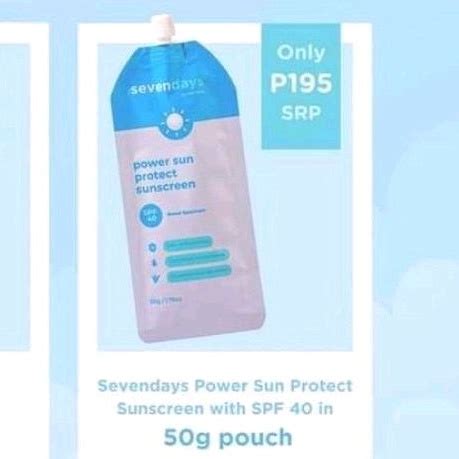 Sevendays Sun Protect Sunscreen 50g Shopee Philippines