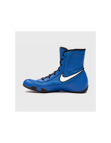 Botas De Boxeo Nike Machomai Azul Shark Boxing