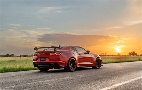 Car Chevrolet Camaro Road Sun Hennessey Hennessey