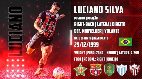 Luciano Silva Right Back Defensive Midfielder Lateral Direito