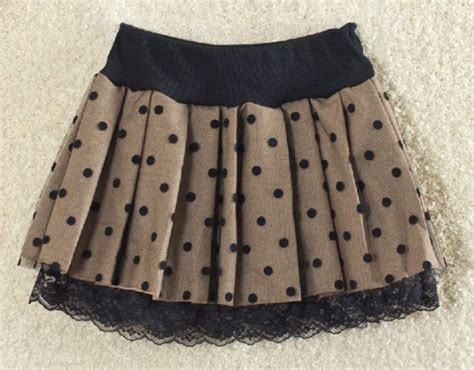 Sexy Trendy Black Polka Dot Tulle Pleated Mini Skirt S M 4 Colors