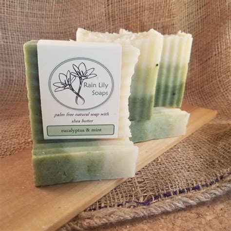 Eucalyptus Mint Natural Palm Free Soap Handcrafted Soap Palm Free