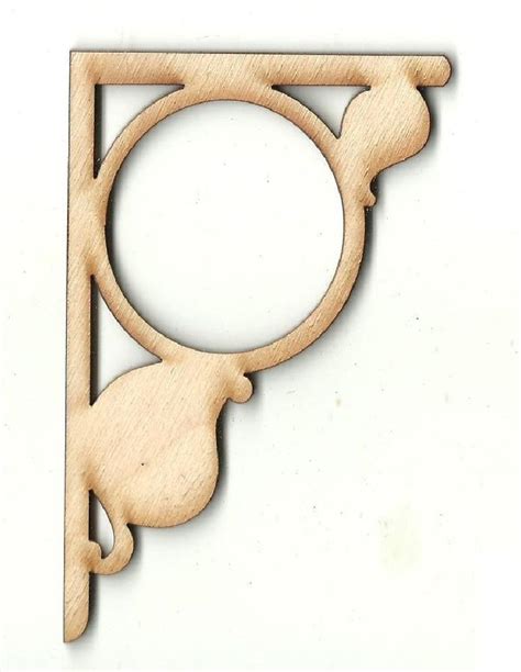 Decorative Shelf Bracket Laser Cut Wood Shape Shlf Decorative