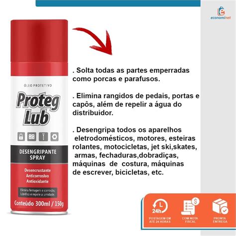 Óleo Desengripante 300ml Proteg Lub