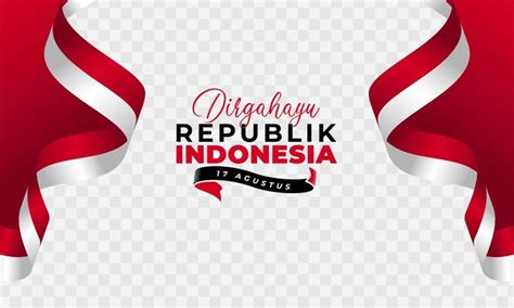 Happy Indonesia Independence Day Background Banner Design