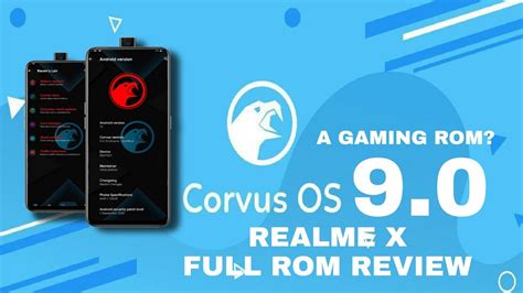 Corvus OS 9 0 Endgame Custom Rom For Realme X Full Rom Review