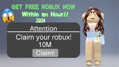 Get Robux Now Under An Hour Watch The Video To Get Free Robux Youtube